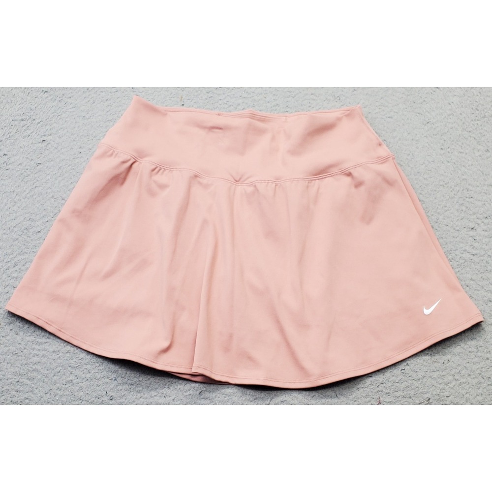 Nike One Running Skort Womens XL Pink Golf Performance Lined Dri-Fit‎ IH8614-685